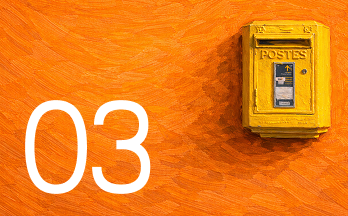 Envoi de carte postale par la poste